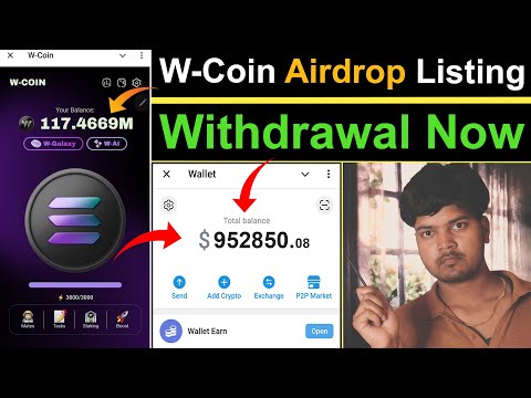 W Coin Airdrop Listing Date ✅ W Coin Withdrawal | W Coin Wallet Connect Kaise Kare | W Coin Snapshot