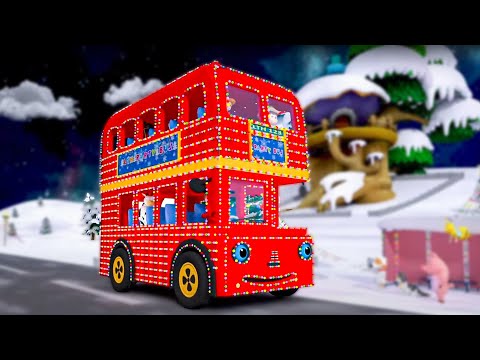 Christmas Wheels on the Bus Xmas Rhyme for Kids