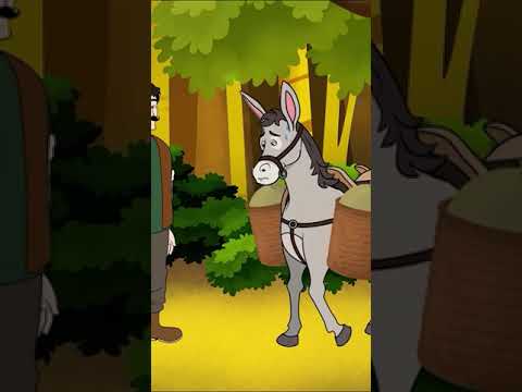 Horse and Donkey Story @FairyTales.English Bedtime Stories for Kids in English #shorts  #fairytales