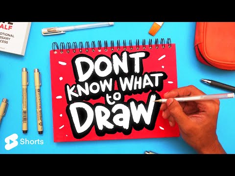 A SIMPLE WAY to get Drawing Ideas #shorts