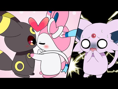 Mini-Sylveon VS Mini-Espeon!! Battle for Mini-Umbreon (First Part) | Pokémon Animation