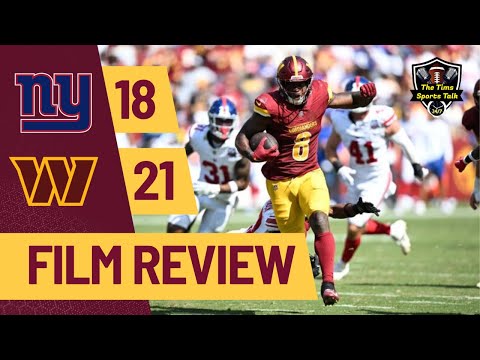 Film Review! #Commanders Vs #Giants! Jayden's first win!