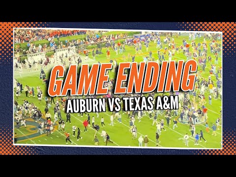 Auburn vs Texas A&M Final Play | Our View of the Overtime Win