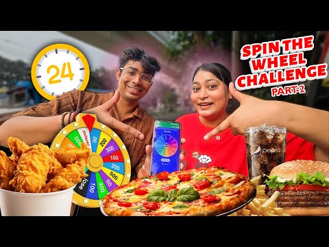 Letting SPIN THE WHEEL DECIDE our BUDGET🤑 | What we Eat For 24 Hours!