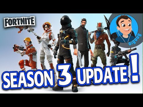 Big Season 3 update in Fortnite includes an EPIC new gun! It's Battle Royale by Epic Games