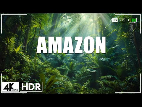 FLYING OVER AMAZON (4K UHD) - Relaxing Music Along With Beautiful Nature Videos(4K Video Ultra HD)