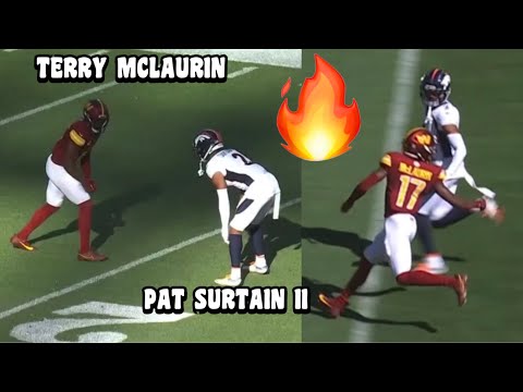 Terry McLaurin Vs Patrick Surtain II 🔥 (WR Vs CB) Commanders Vs Broncos 2023 highlights