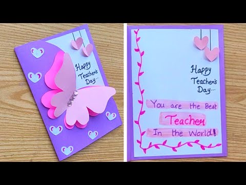 Easy DIY Teacher's Day Card Ideas | Teachers Day Cards | Handmade Card for Teacher's Day