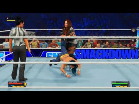 WWE 2K23 SMACKDOWN MICHIN COLLIDES WITH NIA JAX!!!!!!!!!!!!!!!!!!!