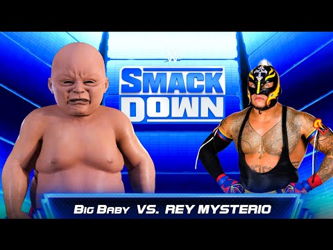 LIVE WWE Match Big Baby Vs Rey Mysterio | Baby Is Back | WWE Raw Fight Live Part 174