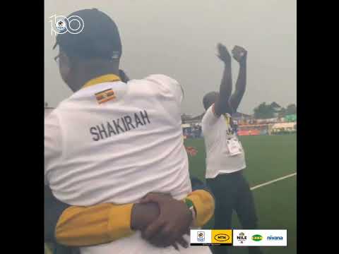 More Uganda Cranes celebrations led by FUFA president Eng. Magogo after South Sudan win