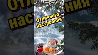 С Добрым Утром ☕️Доброе утро, хорошего дня и отличного настроения❄️Музыкальная Открытка