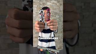 Techdeck VS Pro Fingerboard 😳 #fingerboard #techdeck #skateboarding