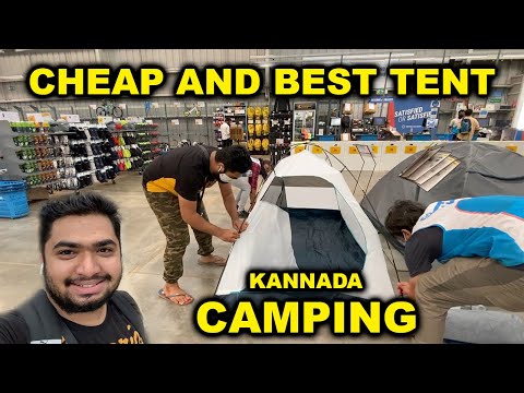 DECATHLON BEST CAMPING TENT SHOPPING | Karnataka CAMPING | KANNADA VLOG #Decathlon #CampingTent