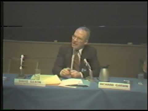 DOE Special Colloquium Issues in Arms Control 04/13/83 tape 3of3