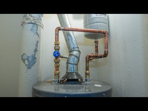 Installing a Mixing Valve and Expansion Tank on a Water Heater