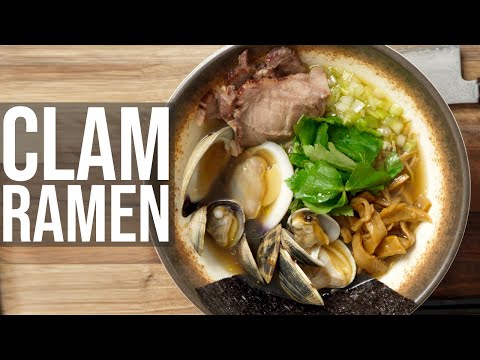 Evan & Shaulan Try To Make Clam Ramen from Mugi to Olive