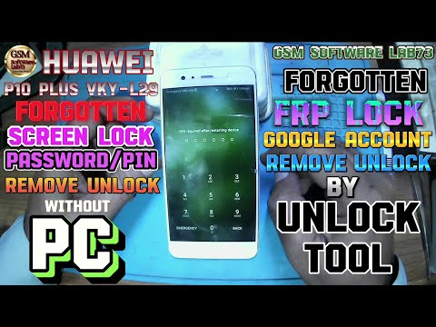 Huawei P10 Plus Hard Reset|VKY-L29|Huawei P10 Plus FRP Remove With Unlock Tool.