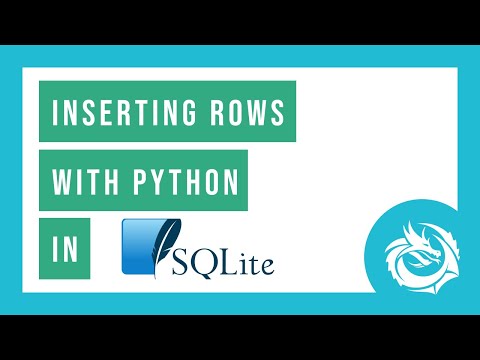 #2 Insert Rows - Learn SQL with SQLite in Python