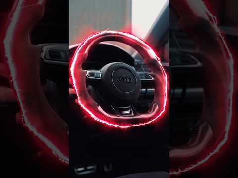 Custom Steering Wheel installation on this Audi