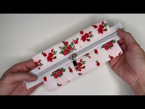 ⁠🌷How to Sew Easily and Quickly Zipper Pouch Bag ❤️ Great Tutorial for Beginners