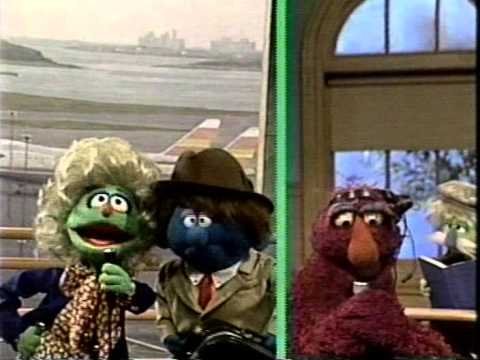 Classic Sesame Street - Telly Monster hosts "Here and There"