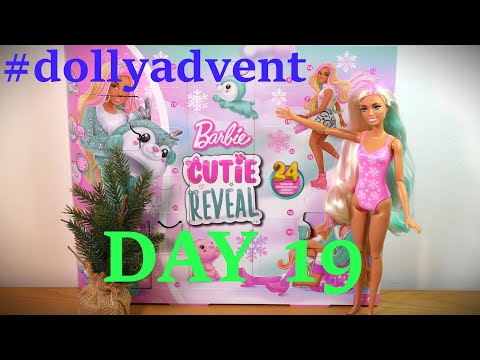 Barbie Cutie Reveal Advent Calendar (2023) - DAY 19 #dollyadvent #dollymas  *ADULT DOLL COLLECTOR*