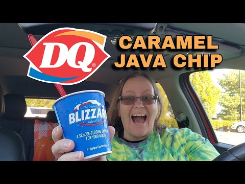 Dairy Queen NEW Caramel Java Chip Blizzard Review #foodreview #dq #dairyqueen #honestfoodreviews