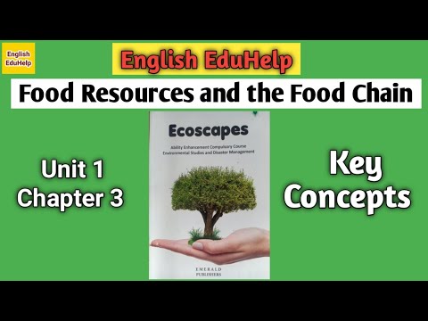 Food Resources and the Food Chain | Unit 1 | Chapter 3 | Ecoscapes | Key Concepts | English EduHelp