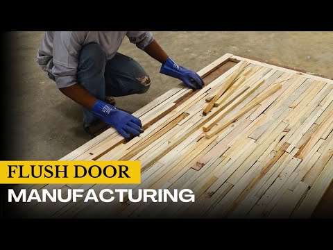 Fascinating Process of Flush Door Making | Step-by-Step Process| Flush Door Making Factory Tour