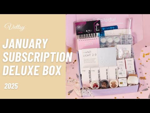 Vettsy Monthly Subscription Deluxe Box-January 2025 Unboxing & Tutorial