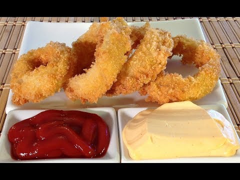 Quick Easy Onion Rings/Panko-Comfort Food Recipes+Appetizers