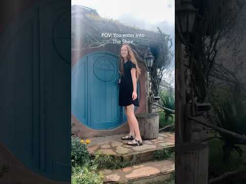 POV: you enter into THE SHIRE #shorts #theshire #hobbiton