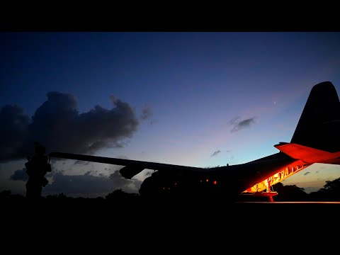 NAS JACKSONVILLE, FL | C-130J LANDING - 4K