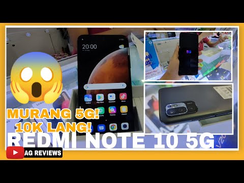 REDMI NOTE 10 5G FIRST IMPRESSION AND UNBOXING | MURANG 5G |AG REVIEWS #5g #redmiNote10 #xiaomi