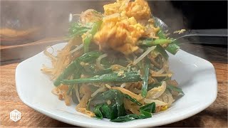 【水っぽくない店の味】にら玉もやし の作り方。