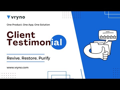 Client Testimonial: David from Revive, Restore, Purify on Vryno CRM