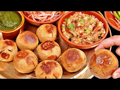 कुकर में बनाएं लिट्टी चोखा एकदम गाँव जैसा स्वाद घर पर | Litti Chokha Recipe