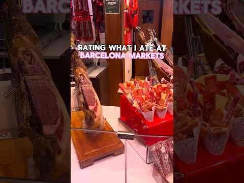 Everything I ate at Barcelona Markets