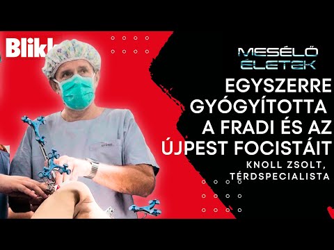 Egyszerre gyógyította a Fradi és az Újpest focistáit - Dr. Knoll Zsolt térdspecialista