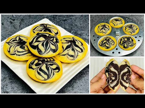 Chocolate Marble Cake in 15 Minutes | Marble Idli cake in blender | Marble Cake