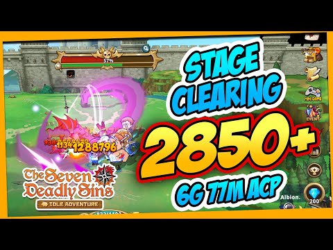 🔴 [LIVE] STAGE CLEARING 2,850++ | Seven Deadly Sins Idle Adventure