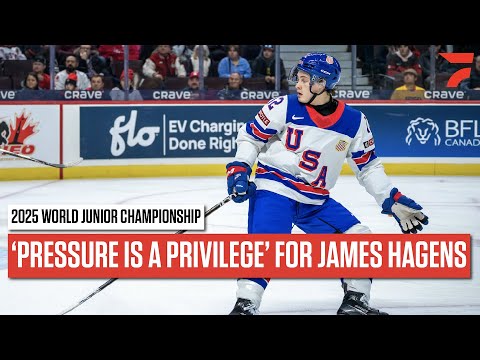 Top NHL Draft Prospect James Hagens Says Pressure Is A Privilege At The World Juniors