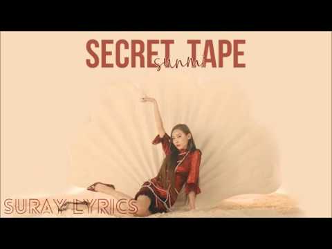 SUNMI - Secret Tape (Han/Rom/Eng) Color Coded Lyrics