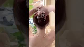 kẹp tóc đơn giản khi xem được video 🥰 #richhair #nhuomtoc #tócdep #chamsoctoc