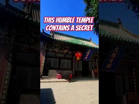 This Chinese Temple contains a secret.... #china #chinesearchitecture