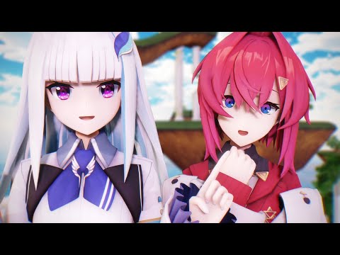 【MMD】 ニア 【リゼ・ヘルエスタ & アンジュ・カトリーナ】