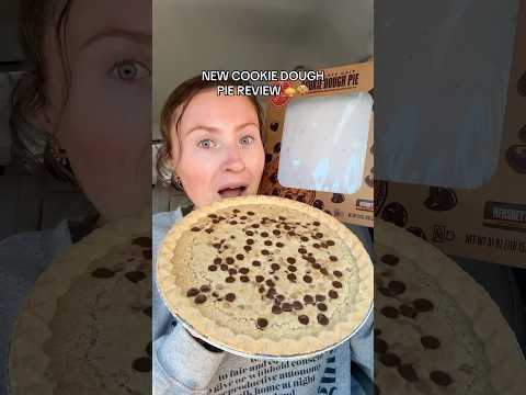 TRYING COOKIE DOUGH PIE 🍪🥧 #walmartfinds #newfood #cookies