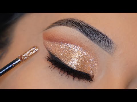 Sombras Cafes Con Brillo Dorado | FACIL Para Principiantes