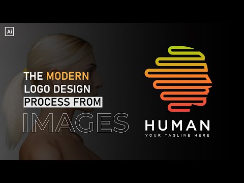 How To Design A Modern Logo From Image | Adobe Illustrator Tutorial